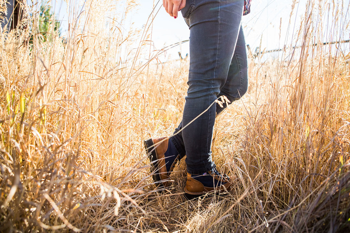 Skinner (here wearing the Danner Light Cascade) says part of her job is staying in shape. "When my body's not working, I can't be as fast or proficient." Photo: Becca Skinner.