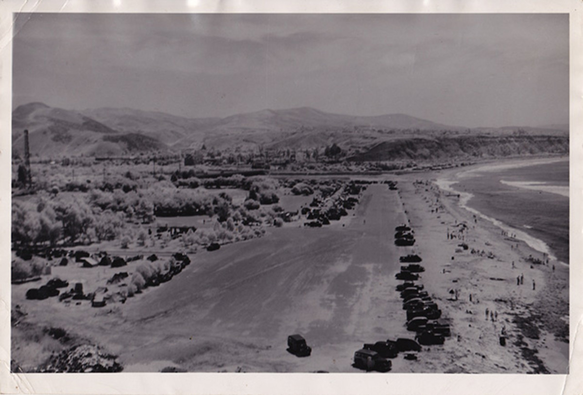 Looking south in the 1940s towards Doheny State Beach. Photo: Courtesy of Doheny State Beach Interpretive Association