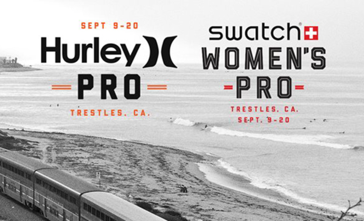 Side-by-side with the men, right where they belong. Photo: Courtesy of World Surf League