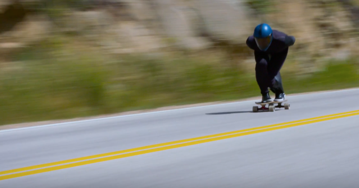 downhill skateboarder Kyle Wester