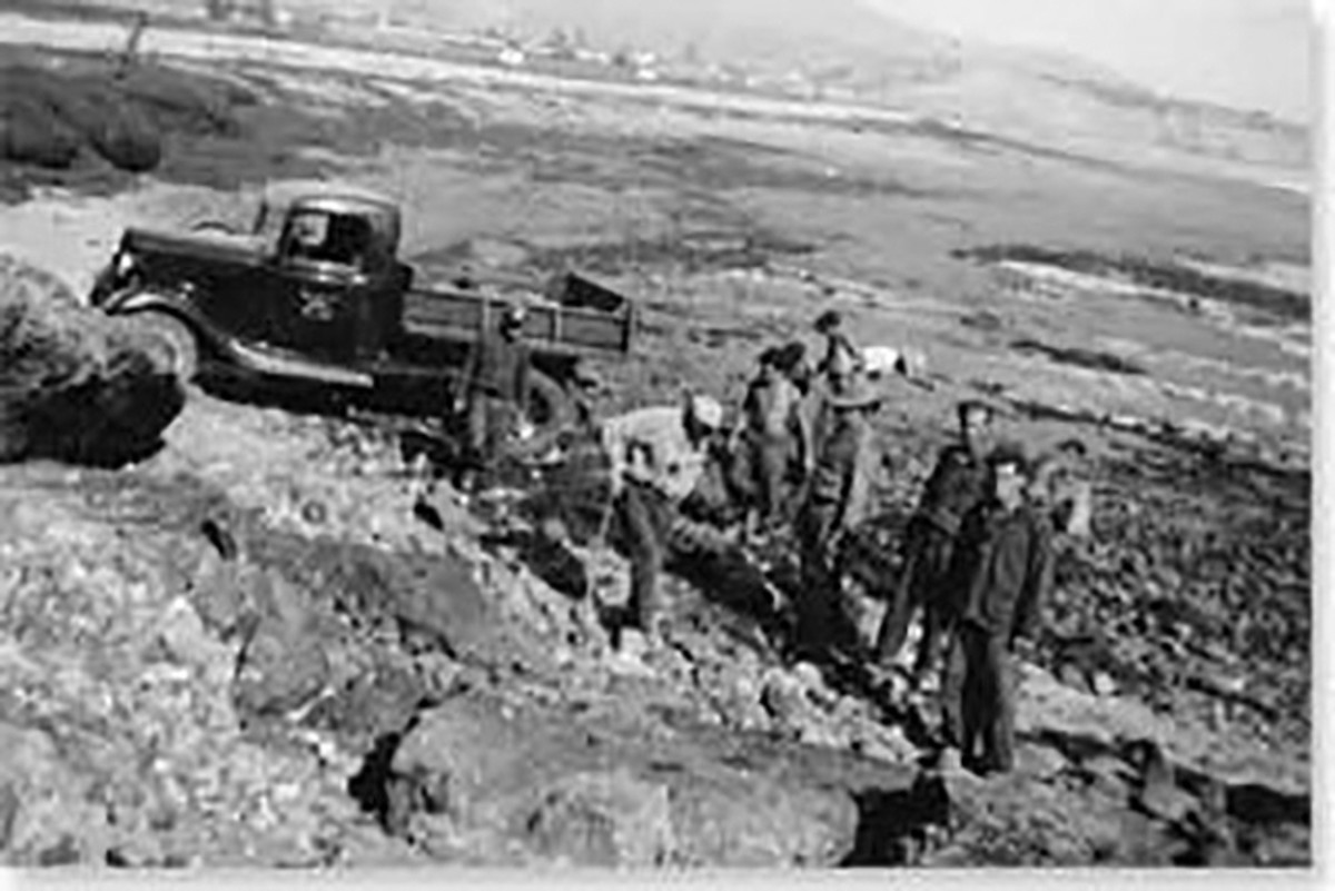 CCC workers in the 1940s. Photo: Courtesy of Doheny State Beach Interpretive Association