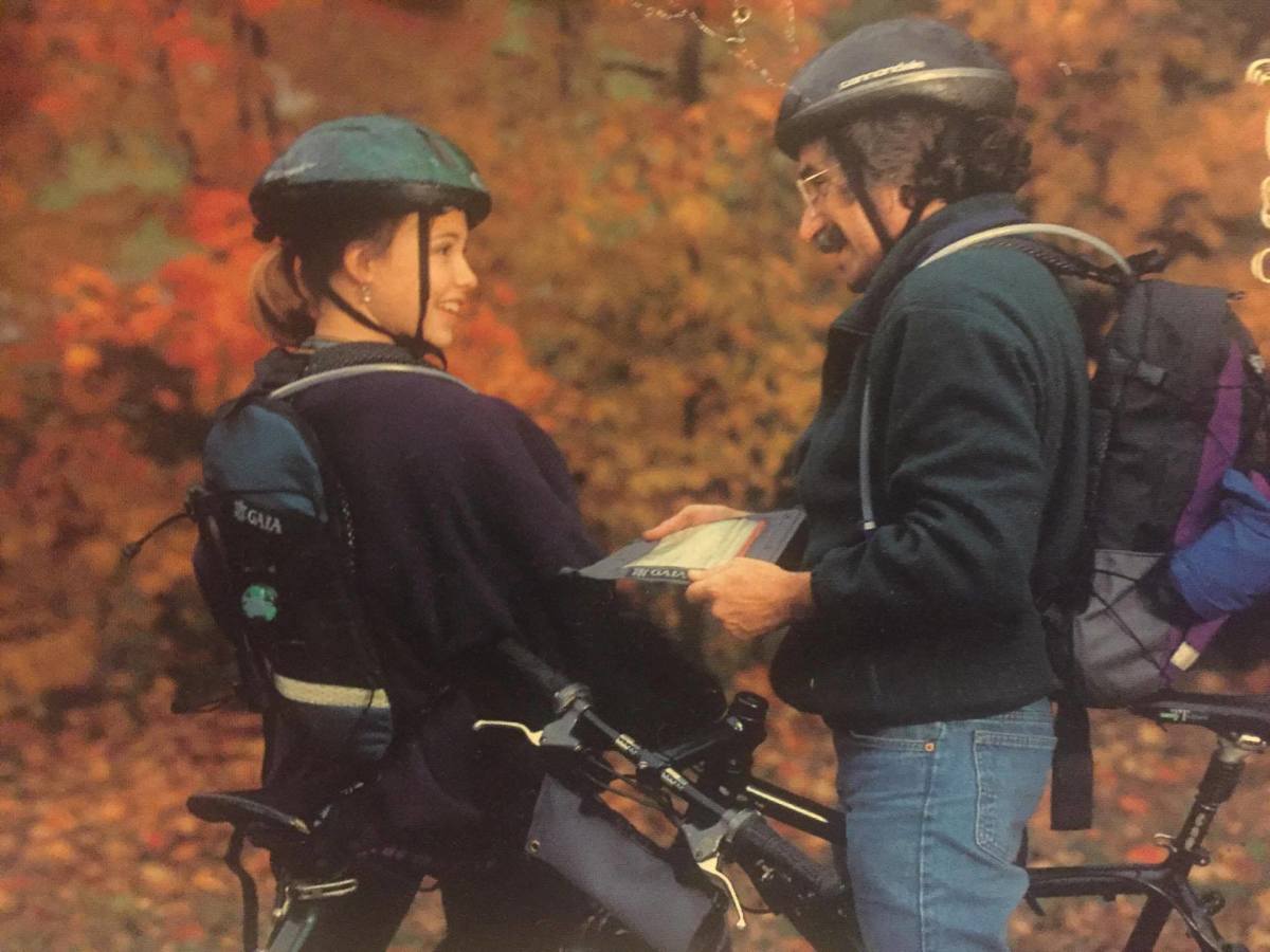 Lewis plans an outing with his daughter Ashley. Photo: Courtesy of Michael Lewis