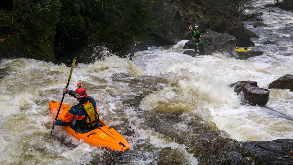 A cold fall day on the Talayarde River, Quebec. (photo by Seth Ashworth)
