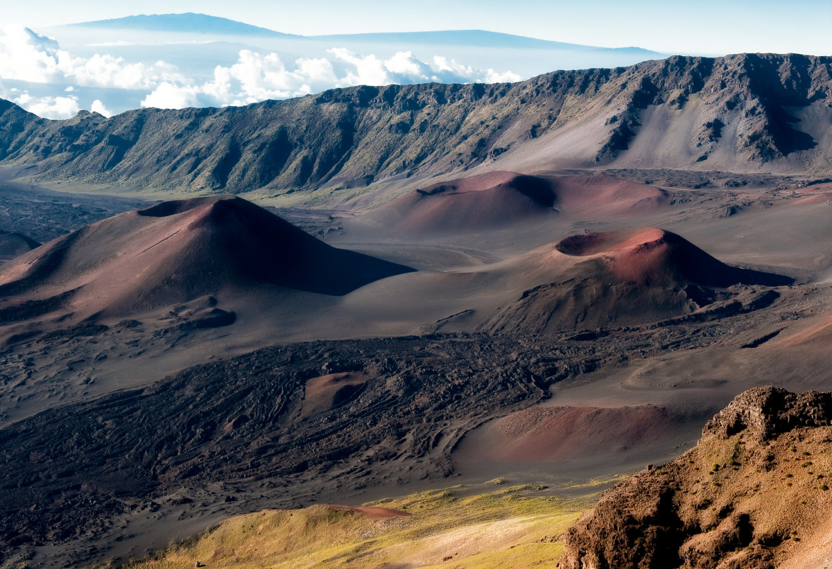 Moonscapes on Maui along the Haleakala Crater hike. Photo: Jeff King