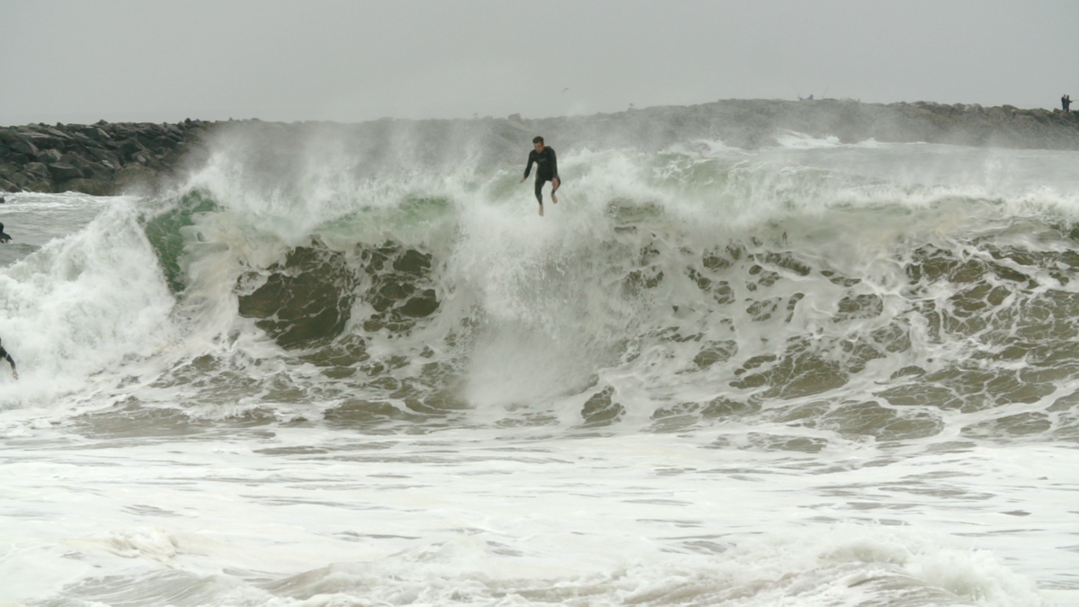 Free falling. Photo: Courtesy of The Dirty Old Wedge