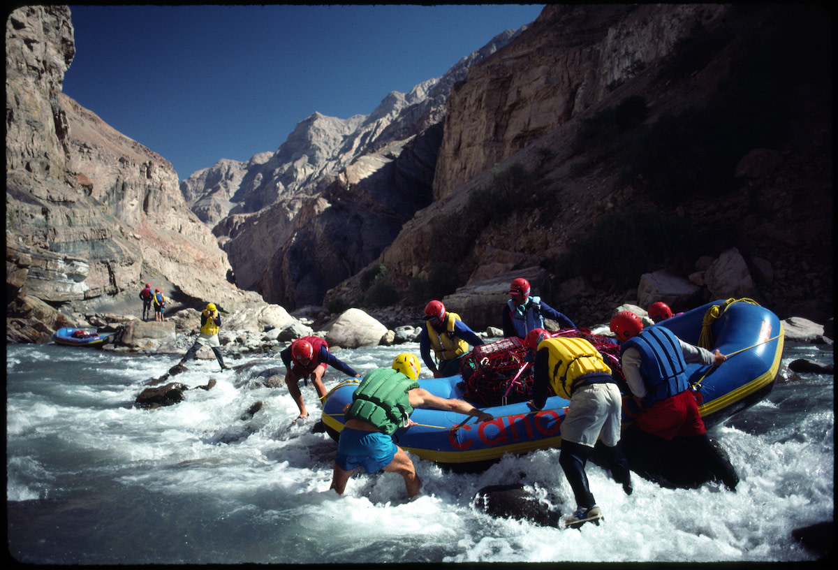 The Canoandes in Peru's Colca Canyon, 1992. Photo by Zbigniew Bzdak