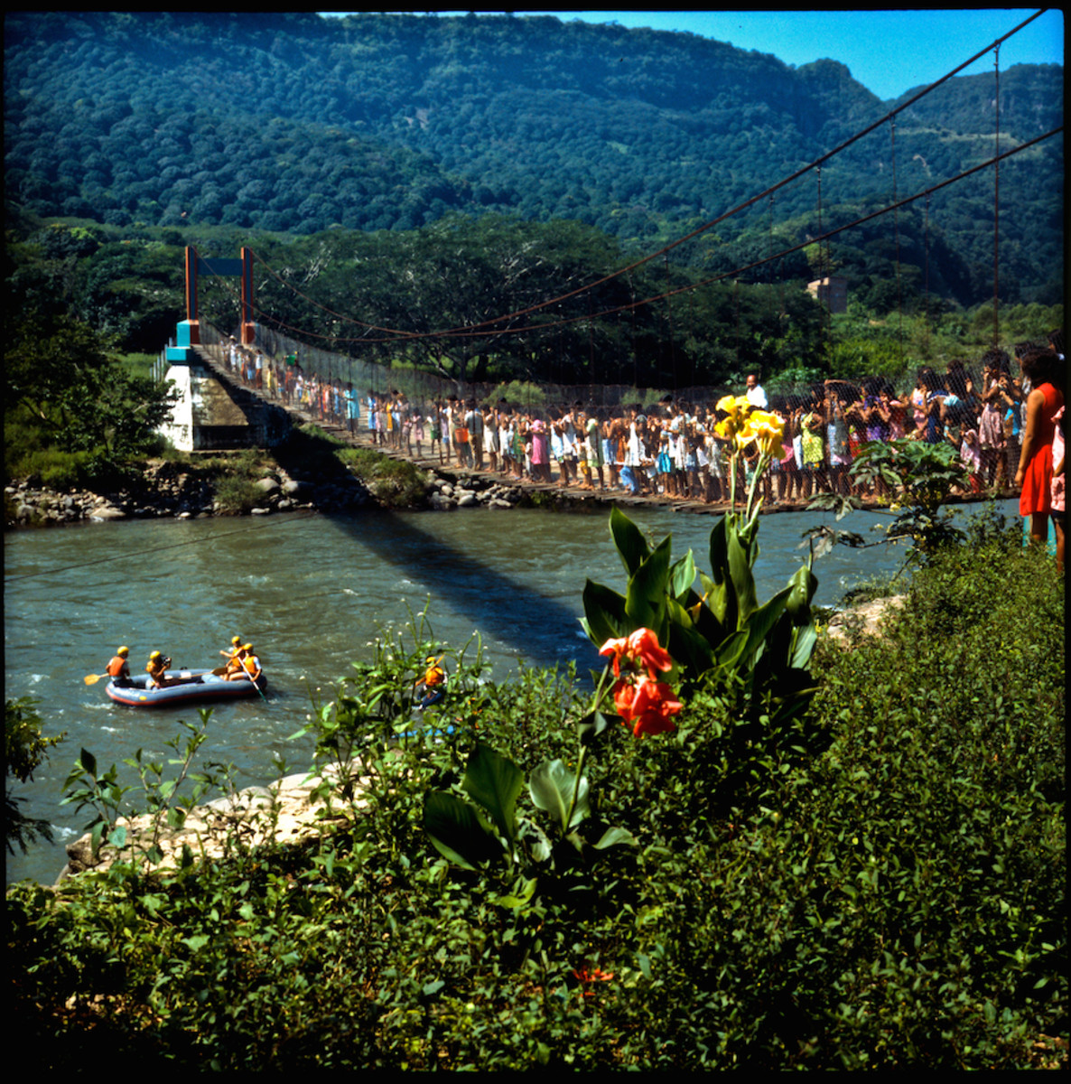 The Canoandes draw a crowd on the Rio Pescados, now Mexico's most popular whitewater river. Photo by Zbigniew Bzdak Photo by Zbigniew Bzdak �
