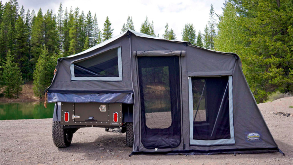 The Journey Basecamp Trailer isn't anything more than the bare essentials. Photo: Courtesy of Journey