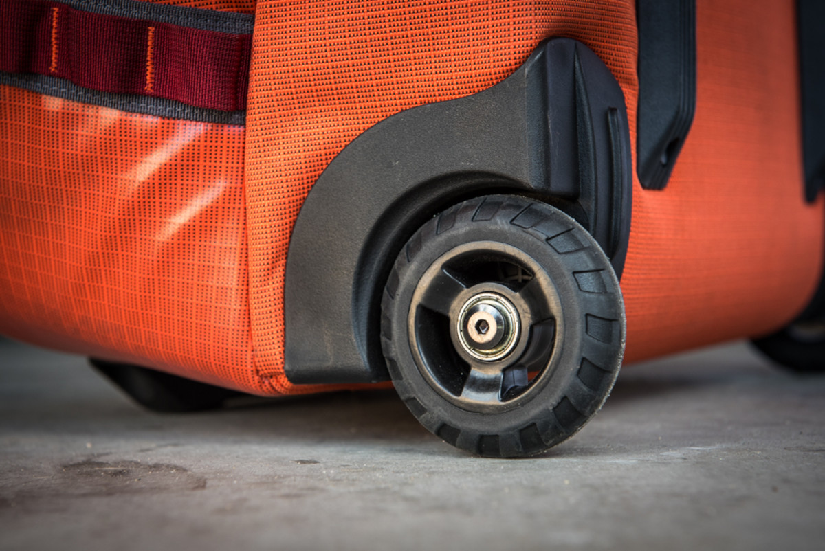 Smooth rolling wheels and a lightweight build will keep this bag in service for quite awhile.