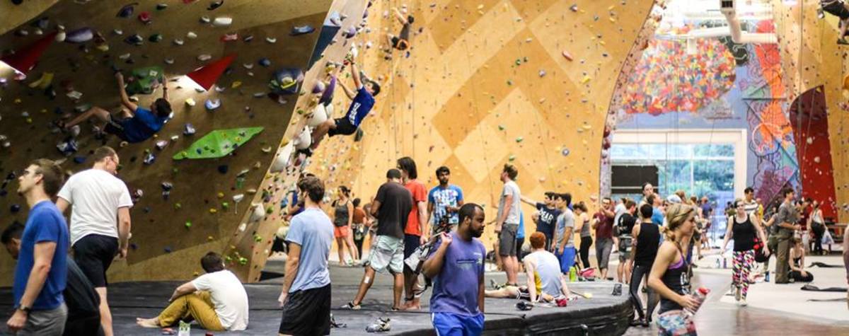 You might even spot Josh Levin here. Photo: Courtesy of Brooklyn Boulders Somerville