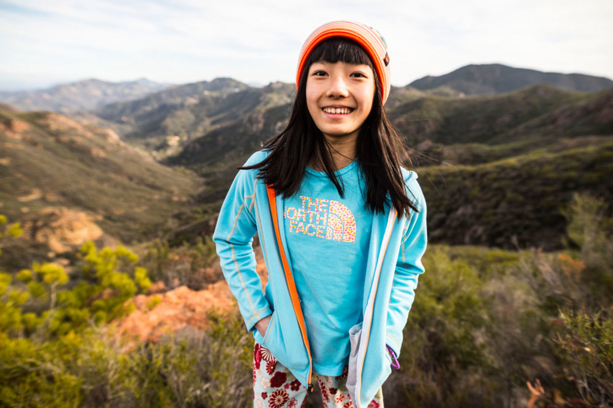 With a grace and a big smile, Shiraishi juggles a life of climbing and compassion. Photo: Courtesy of The North Face
