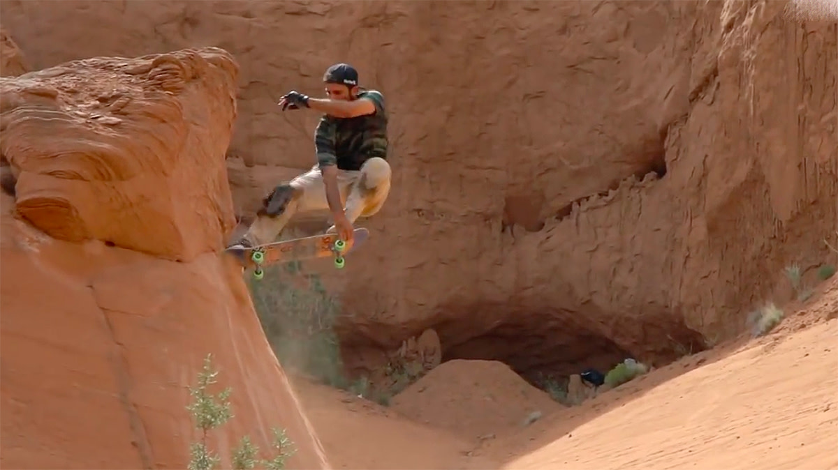 Bob Burnquist will skate a rock.