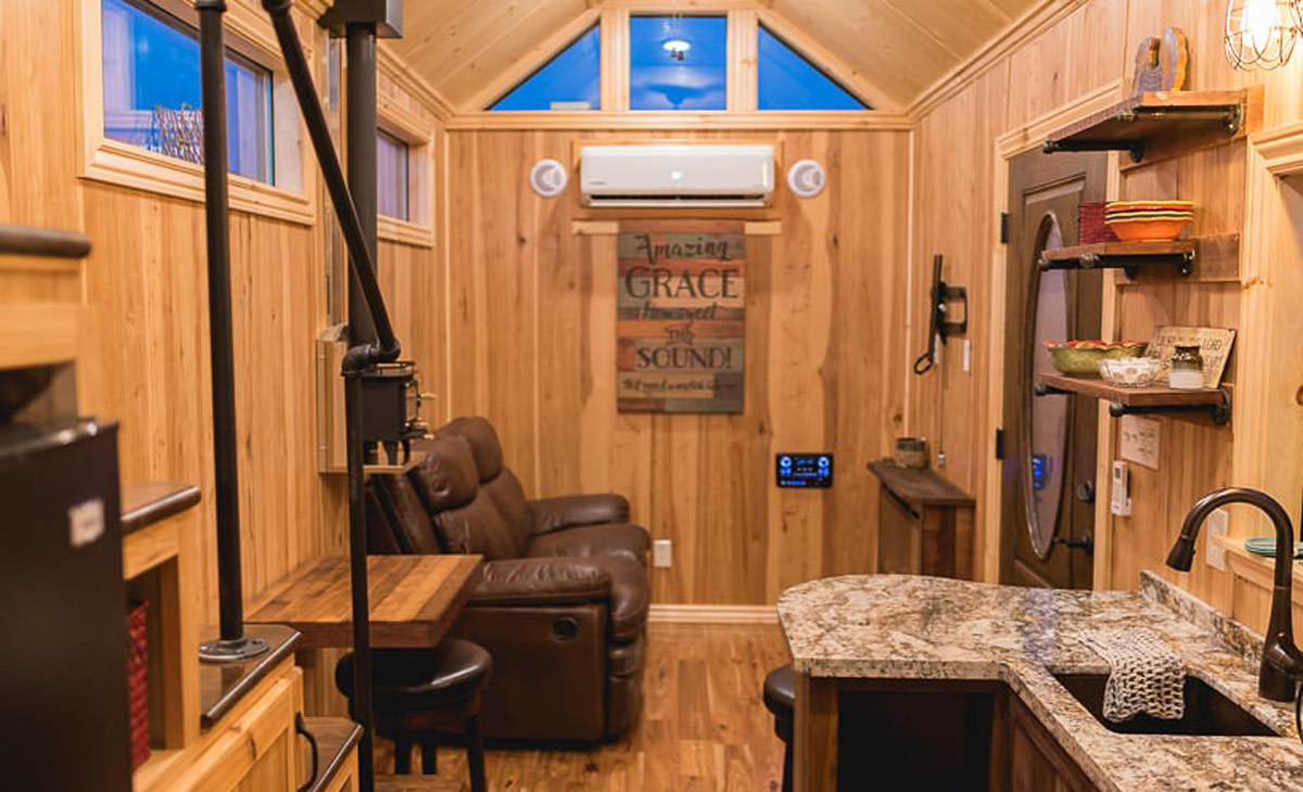 Tiny houses make simple living seem pretty good. Photo courtesy of DC Photography.