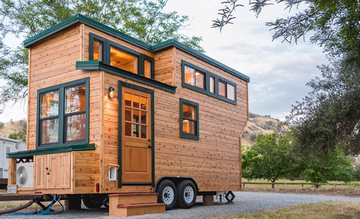 Tiny houses on wheels fall under the same jurisdiction as RVs. But does this belong in an RV park?" Photo courtesy DC Photography.