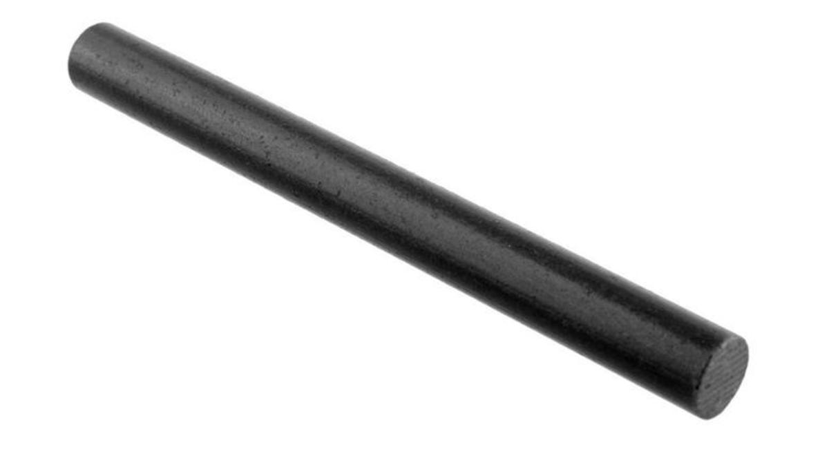 Modern ferrocerium typically appears as a dark-colored metal rod. Photo: Courtesy of OFFGRID