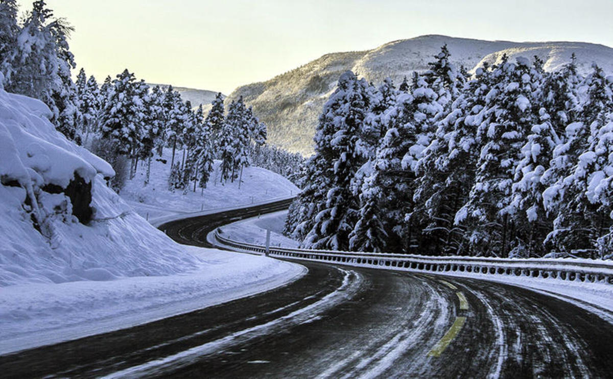 driving on ice