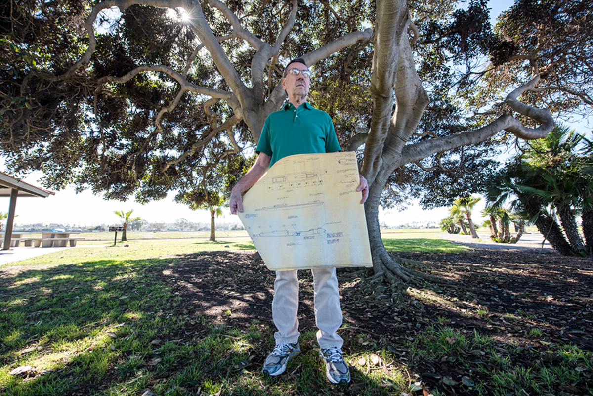 Don Switzer received a Royak in exchange for his work on the draft. Photo Aaron Black-Schmidt