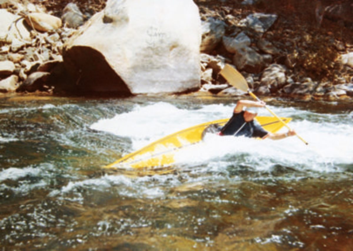 Hard Knocks: Johnson putting one of his creations through its paces. Photo courtesy the Johnson family.