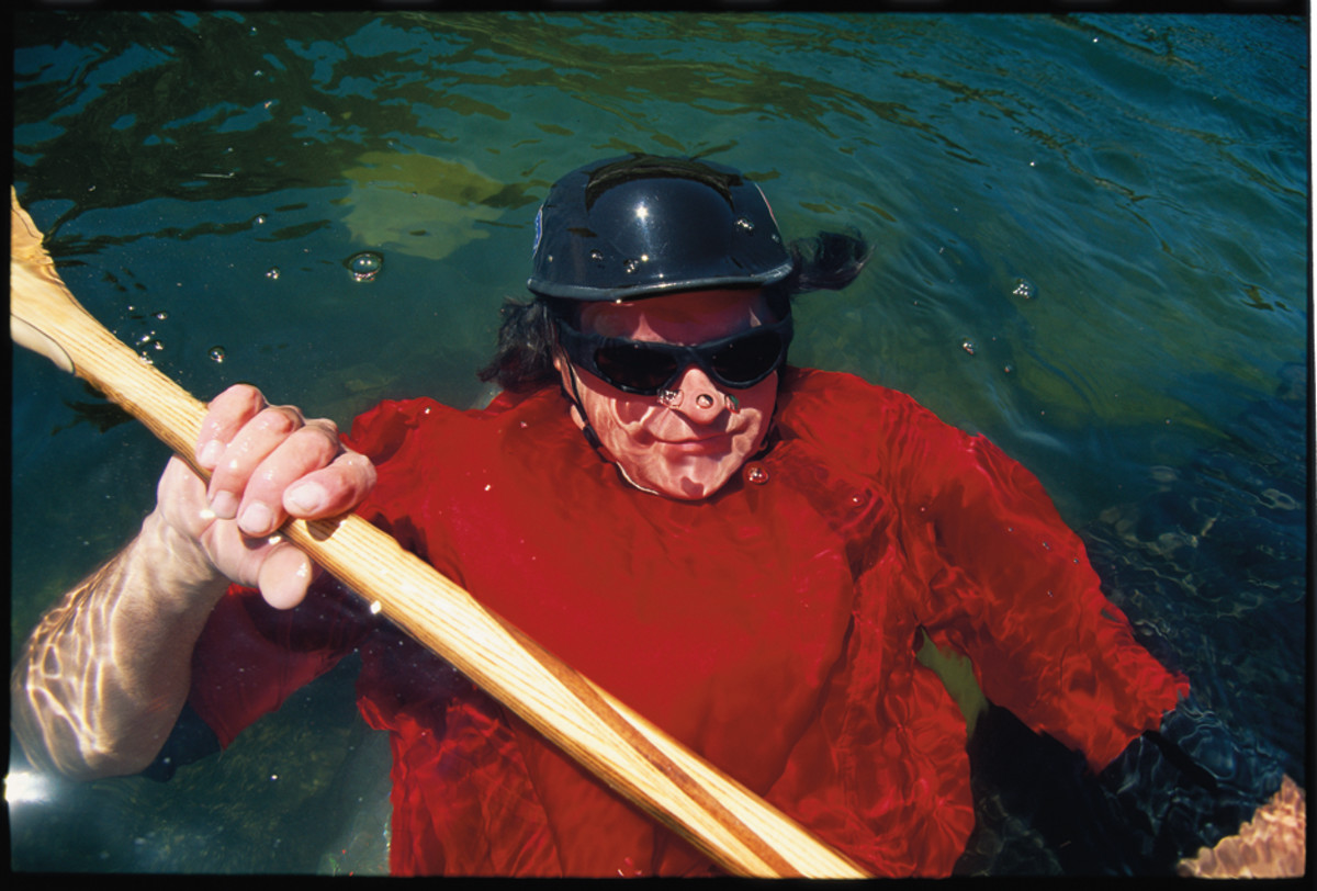 Mystery Motivator: Jim Snyder in his element. Photo by Skip Brown.