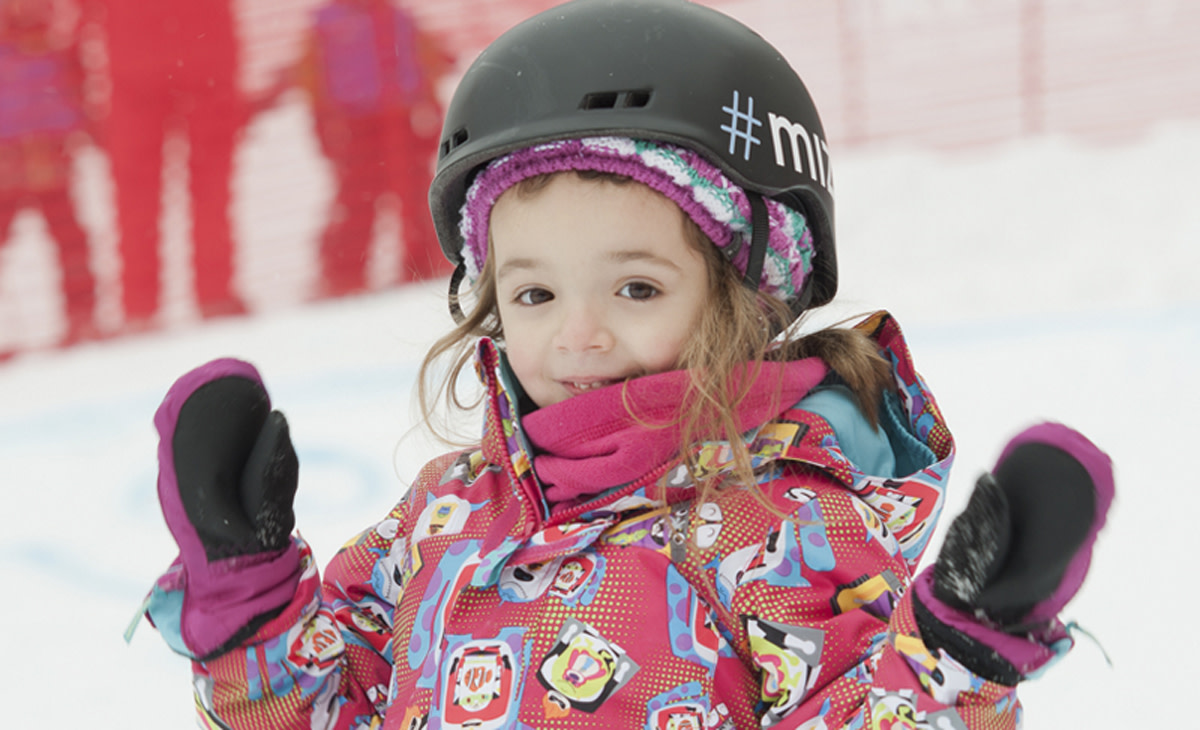 Keep kids happy and keep them warm those first days on the hill. Photo Courtesy of Burton.