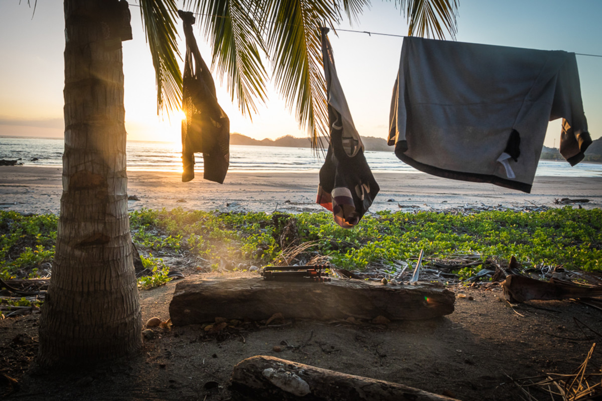 bikepacking to the beach