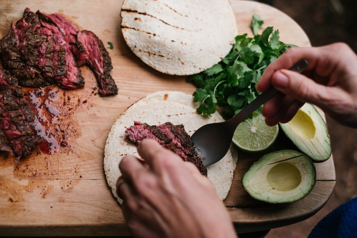 carne asada taco