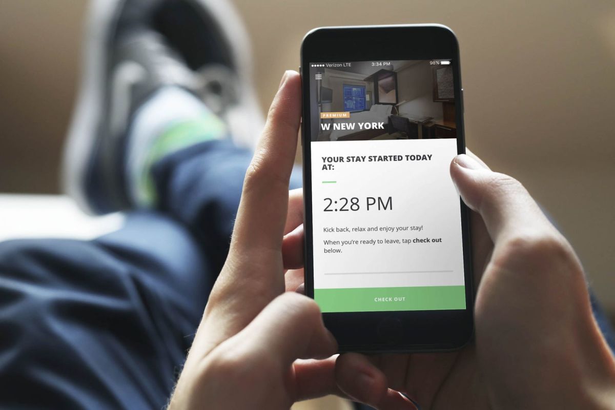 Recharge app temporary hotel rental