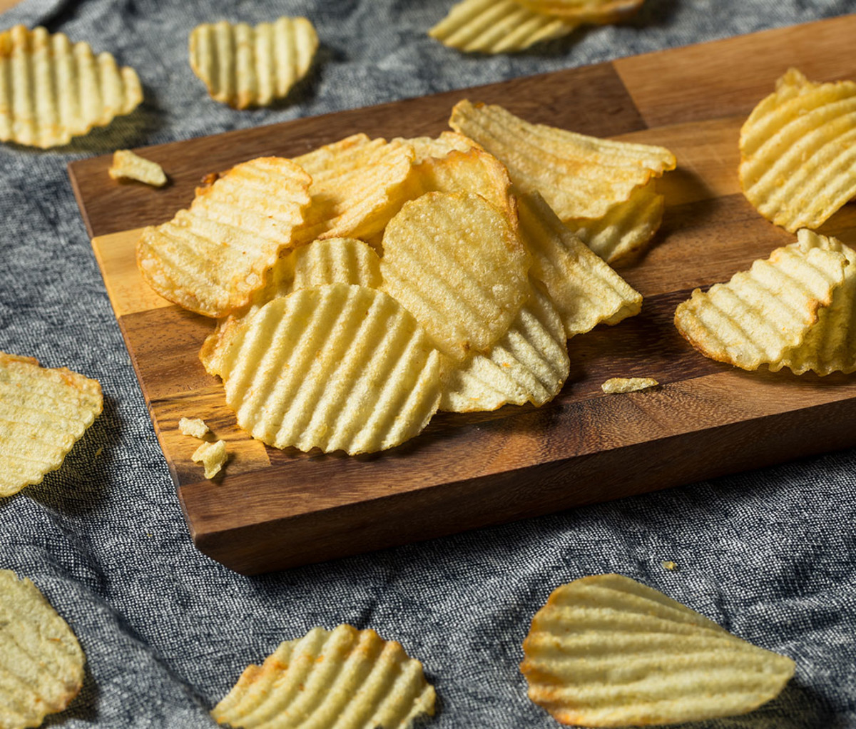 wavy potato chips, worst post-workout foods