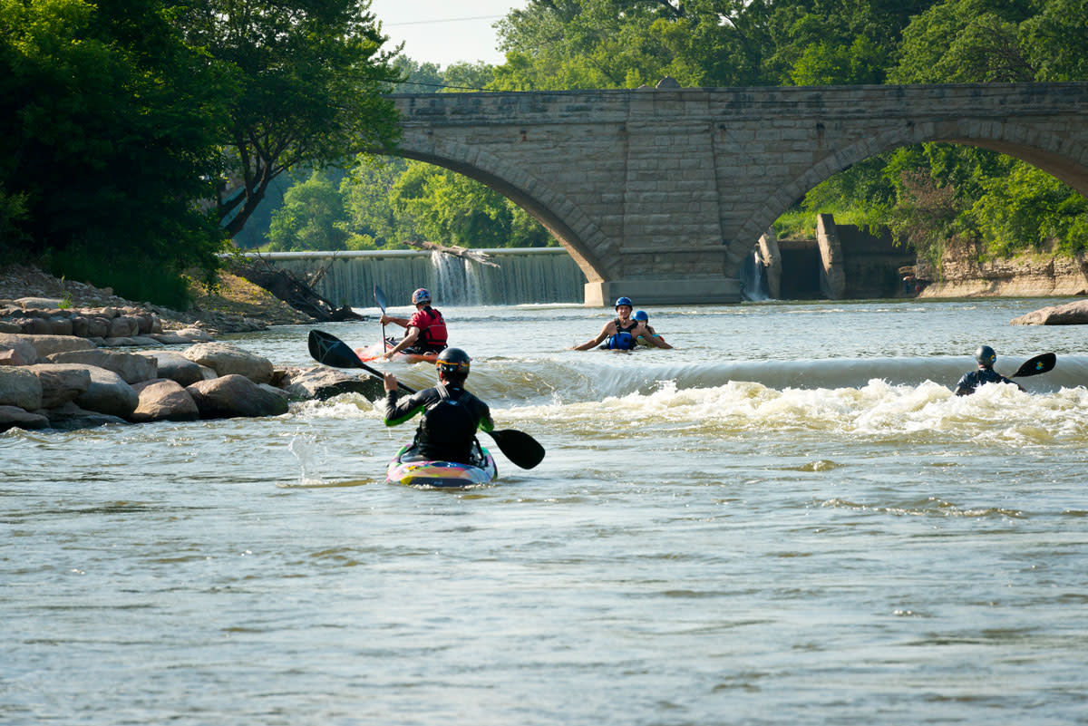 kayaking in Iowa