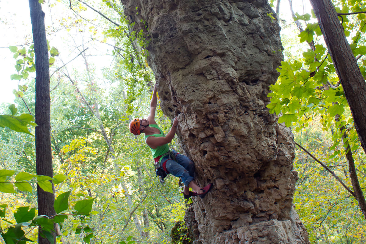 rock climbing Iowa