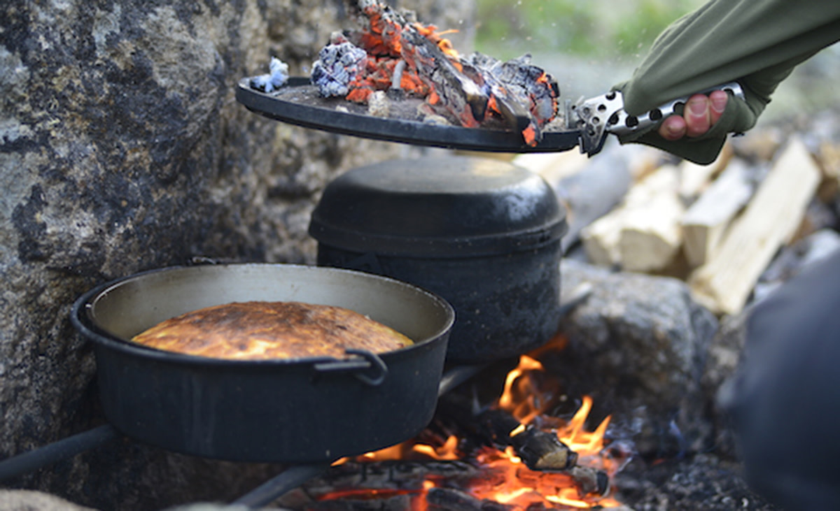 How to cook in the backcountry using a Dutch oven Men's