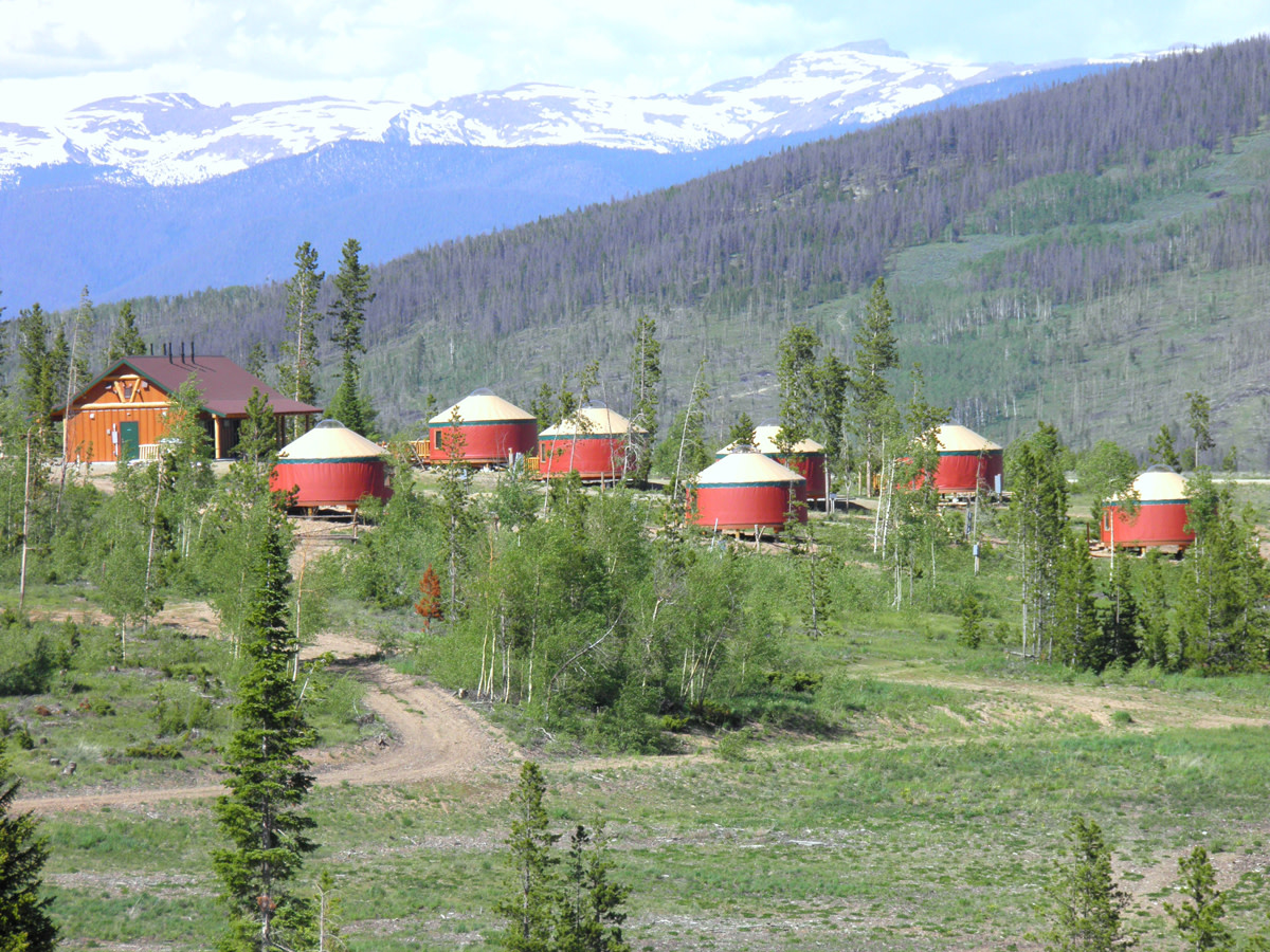 yurt camping village