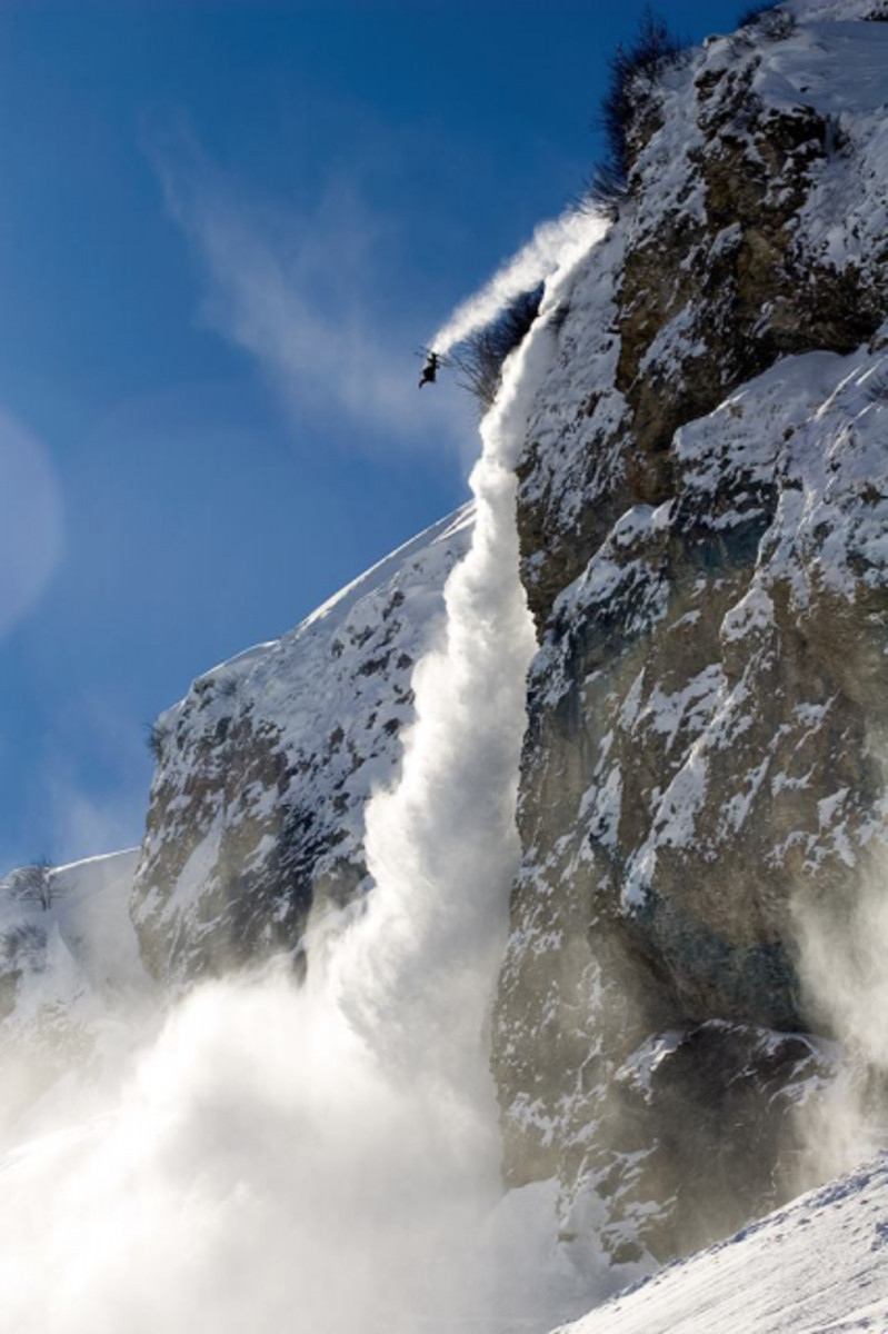 julian carr tackles 210-foot cliff