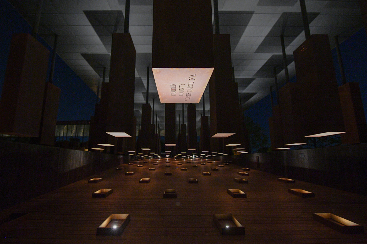 The National Memorial for Peace and Justice designed by architect Michael Murphy.