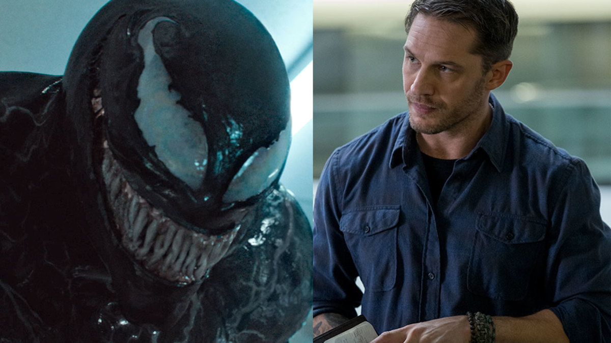 Tom Hardy in the Venom film