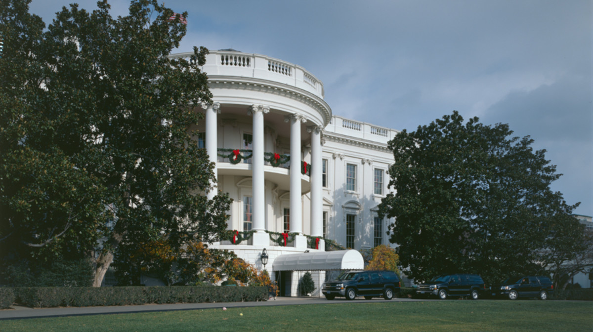 The Jackson Magnolia on the West Side of the White House