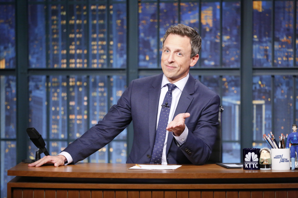 Seth Meyers hosts an episode of Late Night With Seth Meyers