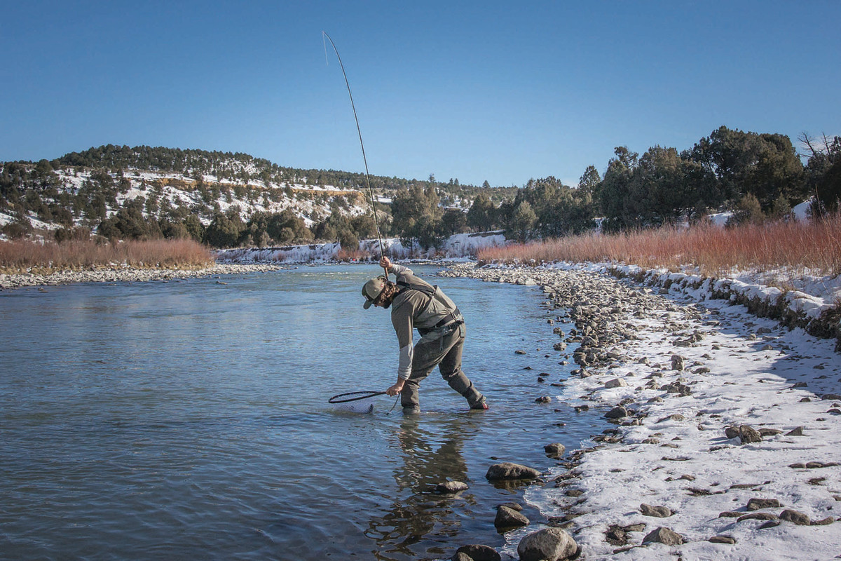 new mexico wintertime flyfishing