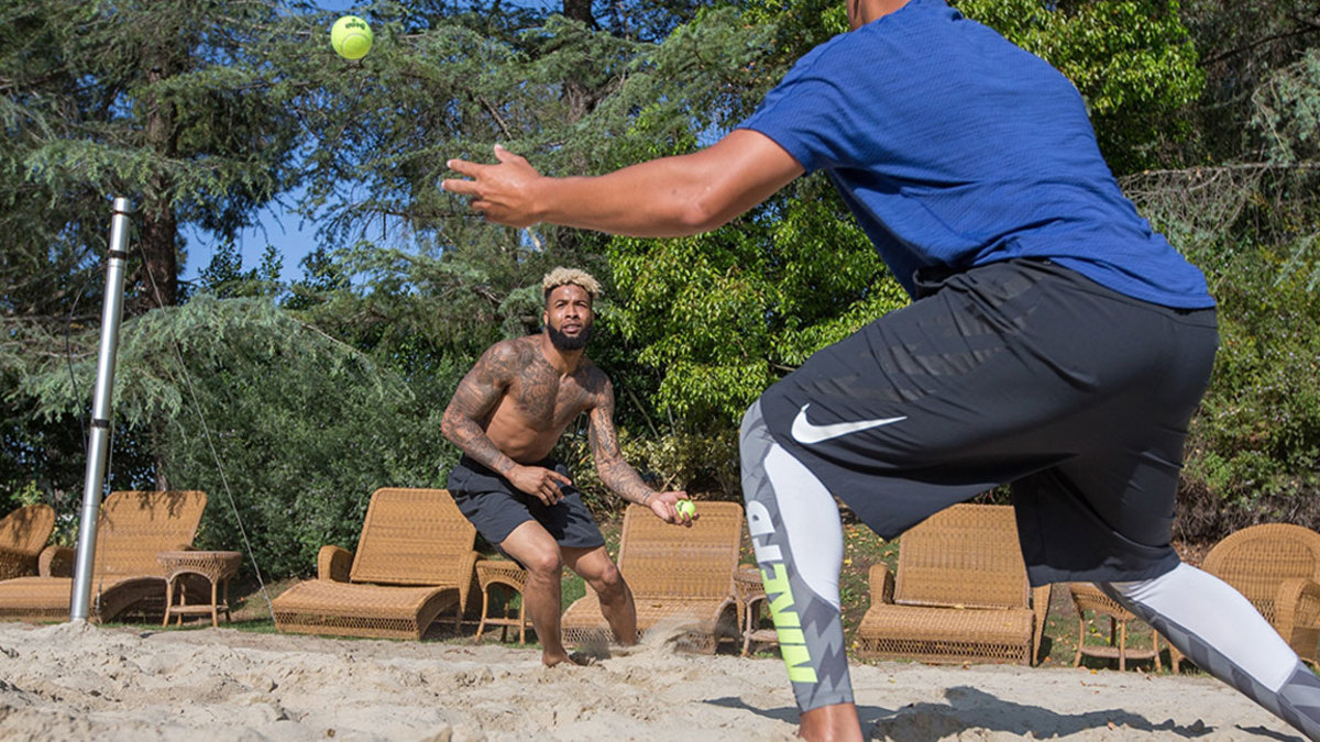 Jamal Liggin trains Odell Beckham Jr.