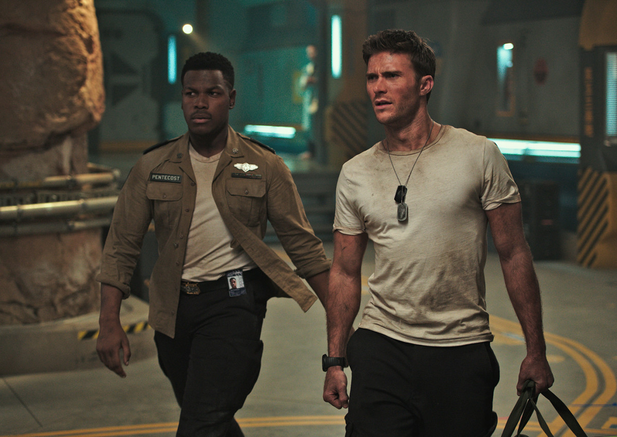 John Boyega and Scott Eastwood in 'Pacific Rim Uprising.'