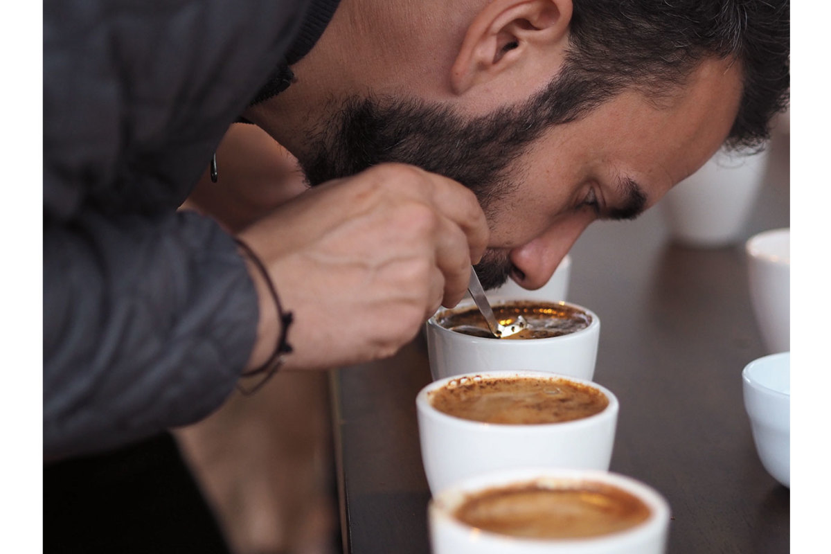 roasted and brewed coffee