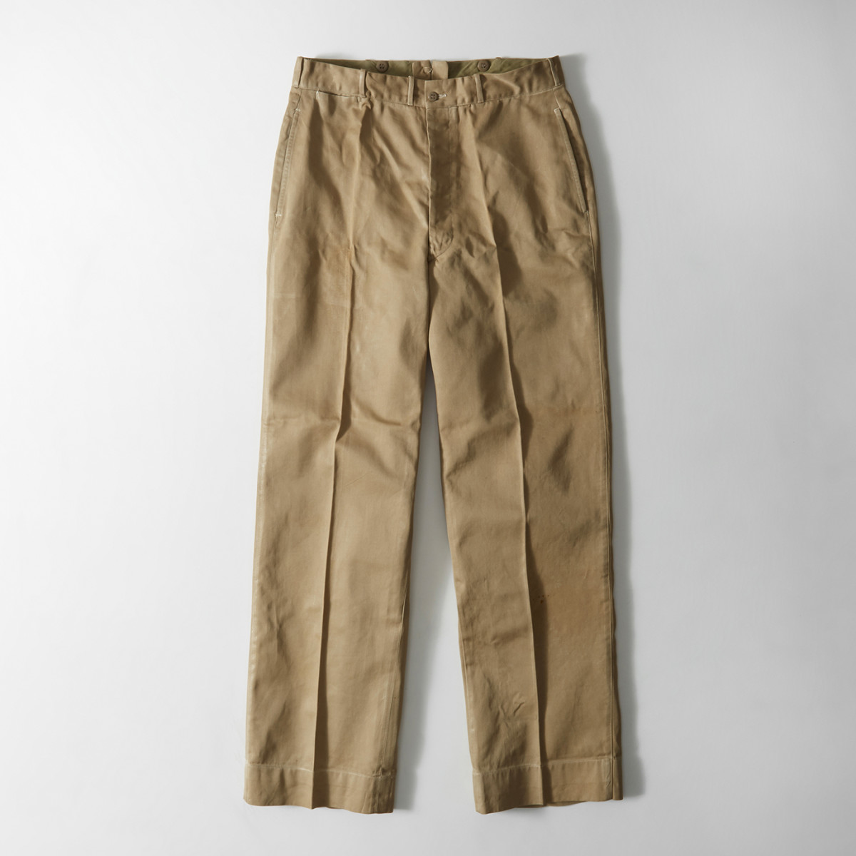 The Kennan Straight chinos, inspired by a pair of Abercrombie trousers worn by President John F. Kennedy.
