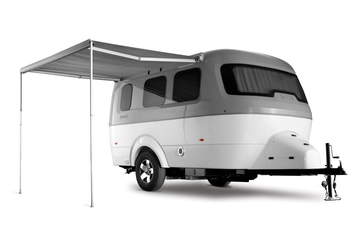 Airstream Nest Exterior with Awning