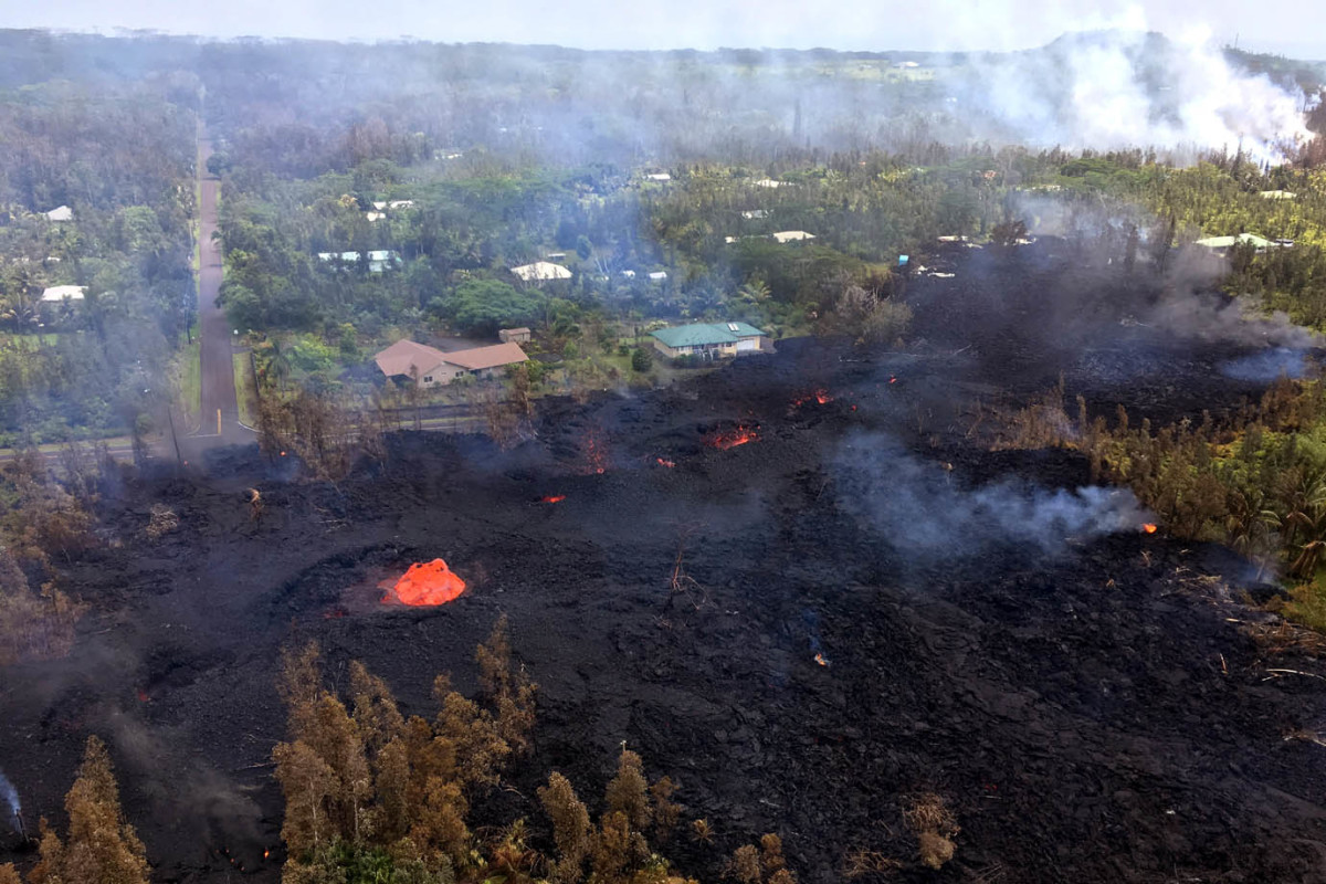 Kilauea Volcano Erupts in Hawaii