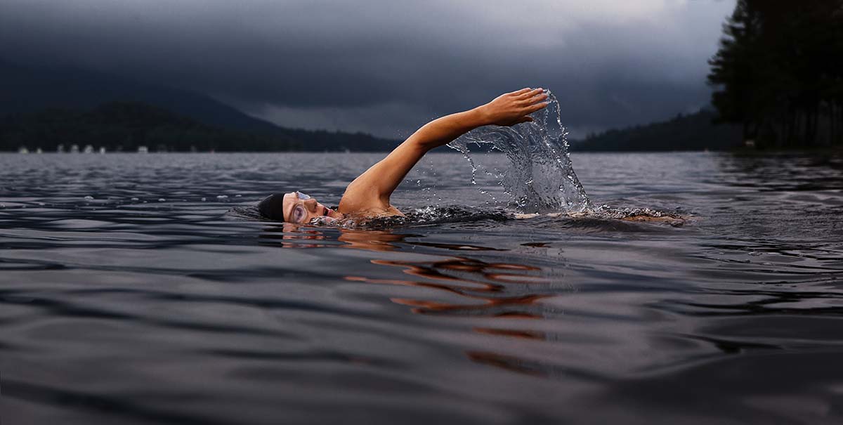 open-water swim training
