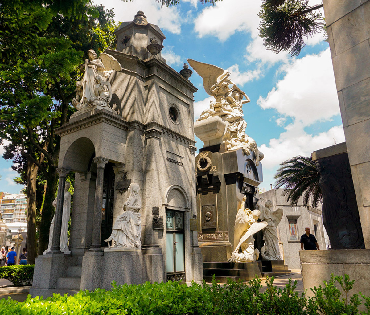 Recoleta Cemetery, the final resting place of Evita Perón