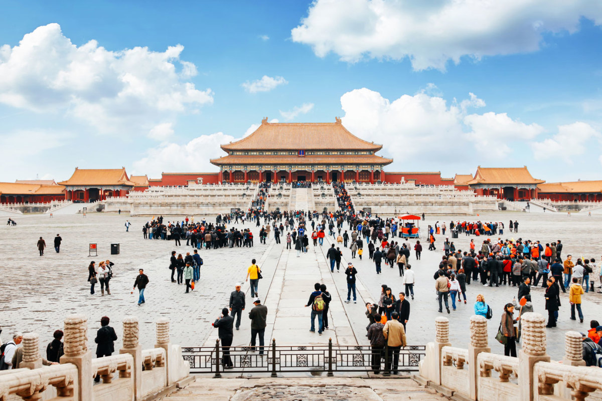 Entrance to Forbidden City in Beijing, China