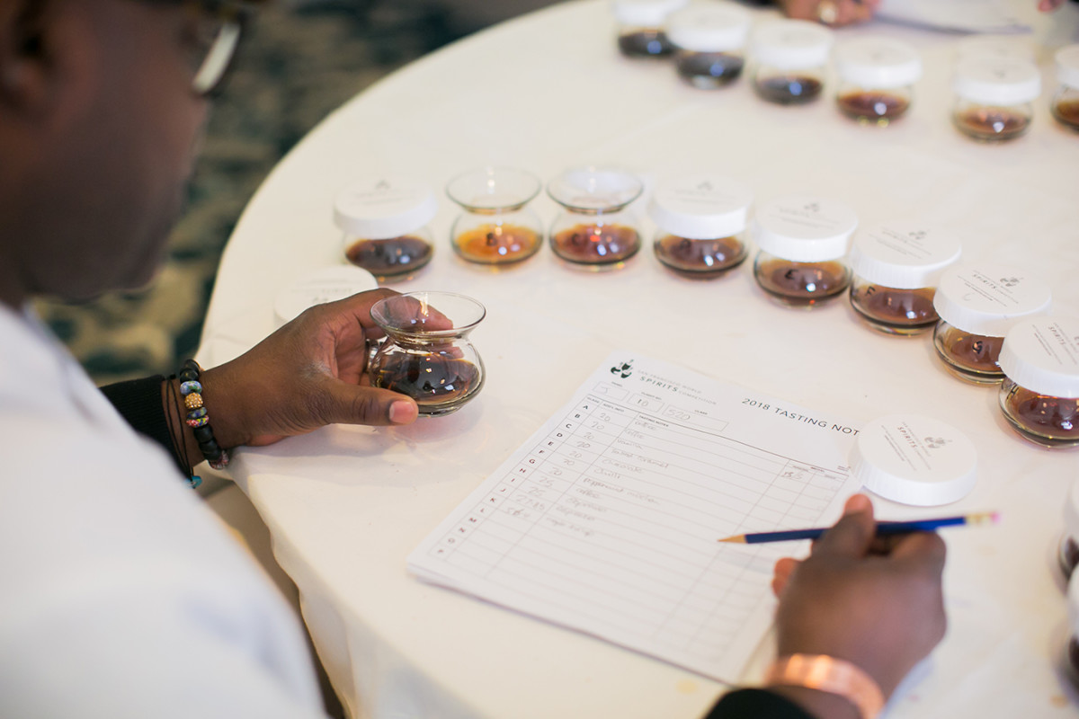 Colin Asare-Appiah, Bacardi's senior portfolio ambassador, at the San Francisco World Spirits Competition.