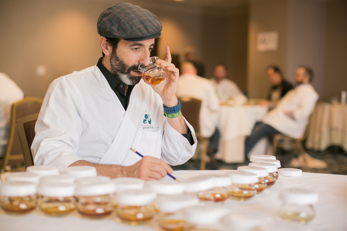 Danny Ronen, founder of DC Spirits, an educational organization for food, wine and spirits, at the San Francisco World Spirits Competition.
