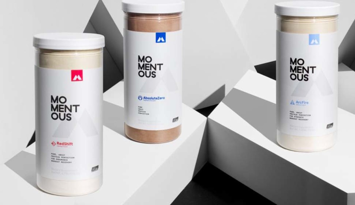 taste test momentous protein powder